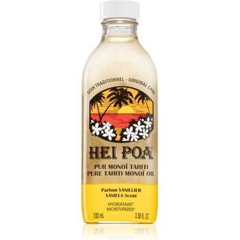 Hei Poa Pure Tahiti Monoï Oil Vanilla мултифункционално масло за тяло и коса 100ml