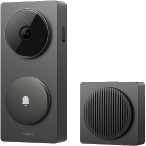 Aqara СМАРТ ВИДЕОЗВЪНЕЦ aqara doorbell g410 ЧЕРЕН (ac029glb02)