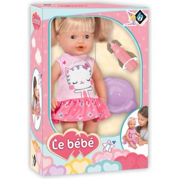 LOKO Toys Lt Пишкаща кукла с коса le petit bebe