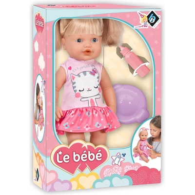 LOKO Toys Lt Пишкаща кукла с коса le petit bebe