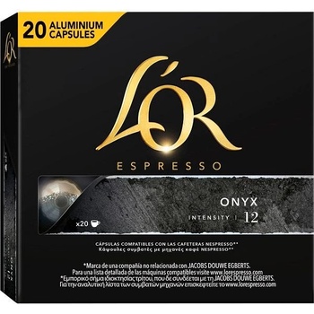L'OR L´OR Espresso Onyx Intensity 12 алуминиеви капсули за Nespresso® 20 бр