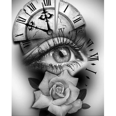 Времето и розата 40/50см