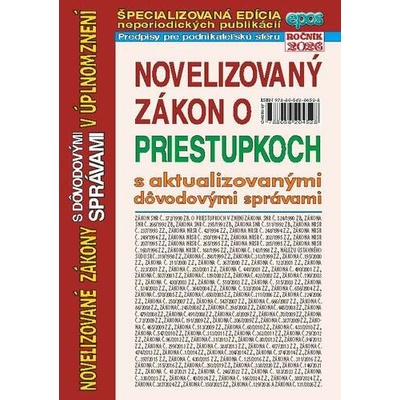 Novelizovaný zákon o priestupkoch 13/2026