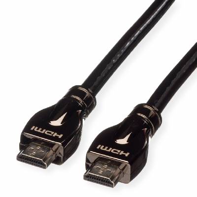 11.04. 5686 : : HDMI Ultra HD кабел, Ethernet, ARC, 3D, M-M, черен, 15.0 м (11.04.5686)