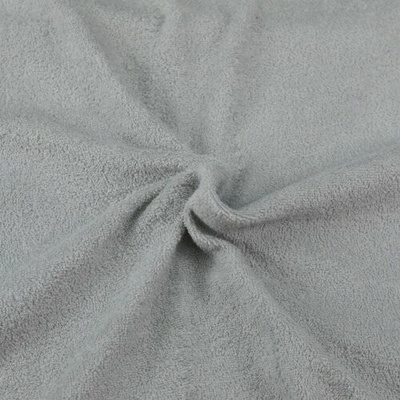 Brotex froté prostěradlo světle šedé na vysokou matraci 190g/m2 200x200