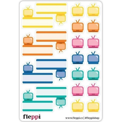 Fleppi Samolepky - Televize Druh: Bright Day 007-01