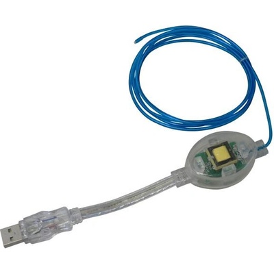 No Name AK-15-NSBLUSB USB 1.1, A-drát, M/M, svítící, 1,5m