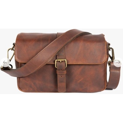 Bronkey Paris Cognac leather Camera Bag