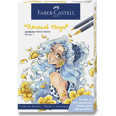 Popisovače Faber-Castell Goldfaber Creative Romantic Manga