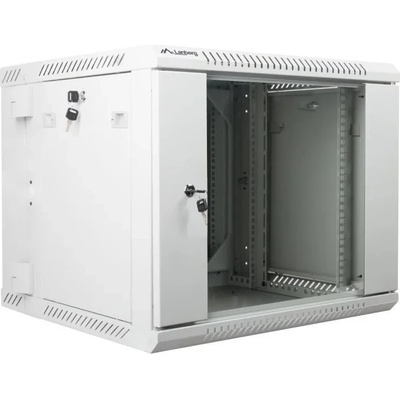 Lanberg Комуникационен шкаф за стена Lanberg 19 9U (600x600), Сив | WF02-6609-10S (WF02-6609-10S)
