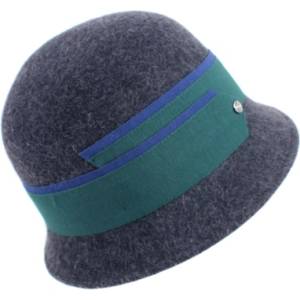  Дамска филцова шапка HatYou CF0296, Тъмносин меланж
