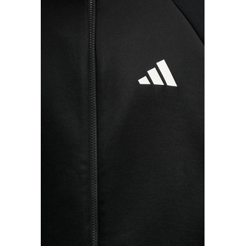 Adidas Суичър adidas Stadium мъжки в черно с десен JN1821 (JN1821)