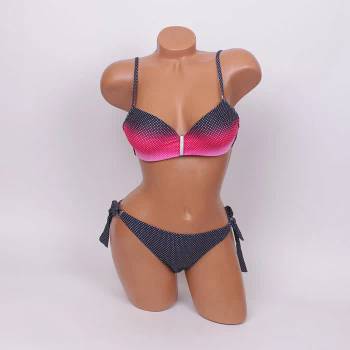 Image 1 of Ефектен бански в розово и графит