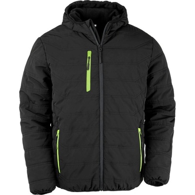 Result zimní bunda "Black Compass" R240X černá-limetková