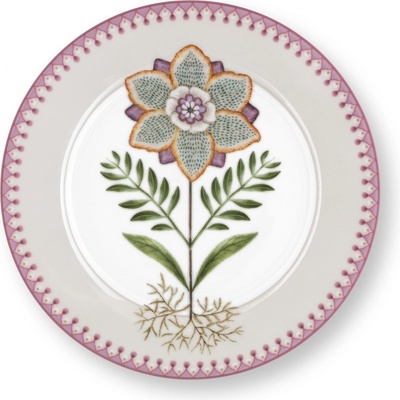 Pip Studio Lily & Lotus talířek 21 cm bílý