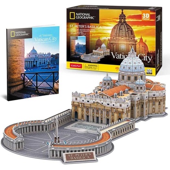 CubicFun Пъзел 3D National Geographic Vatican St. Peter's Basilica 101ч (1010175F)