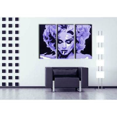 Ručne maľovaný POP Art obraz MADONNA - 60x40 cm