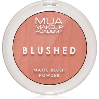 MUA Makeup Academy Blushed Powder Blusher Púdrová lícenka Rose Tea 5 g