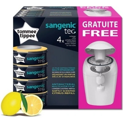 Tommee Tippee kôš Sangenic Tec + 4 kazety s citrńovou vôňou