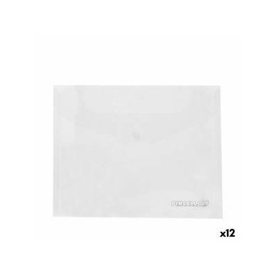 pincello Папка за документи с щипка Пластмаса Прозрачен a5 (12 броя)