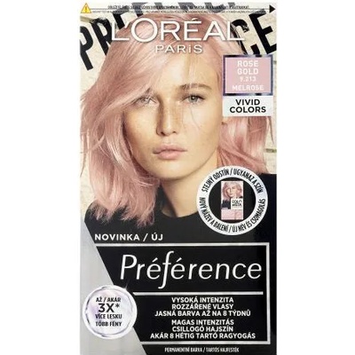 L'Oréal Préférence Vivid Colors Боя за коса Всички типове коси Боядисана коса 60 ml цвят розова за жени