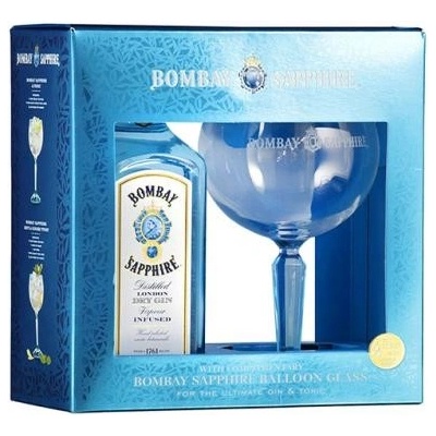 Bombay Sapphire 40% 0,7 l (darčekové balenie 1 pohár)