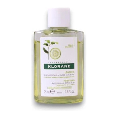 Klorane Purifying Почистващ шампоан за коса 25 мл