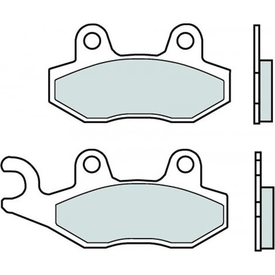 Predné brzdové doštičky / obloženie Brembo Yamaha 450 YXR RHINO 2006 - směs SX