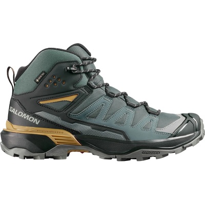Salomon Мъжки туристически обувки Salomon X Ultra 360 Mid GTX Walking boots - Urban Chic / Black / Plantation - размер 41 1/3 (EU) (019-1033-0613)