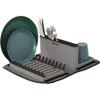 Outwell Dunton Foldable Dish Rack with Sponge Drain