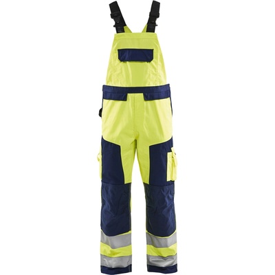Blåkläder AB 2660 nohavice s laclem žltá/námornická modrá