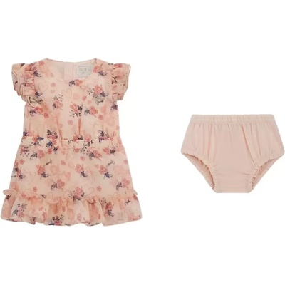 Guess Нежна официална рокля с воали и цветя за бебе момиче Guess