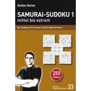 Samurai-Sudoku 1 mittel bis extrem. Tl. 1 | Stefan Heine (2012)