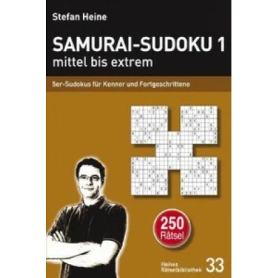 Samurai-Sudoku 1 mittel bis extrem. Tl. 1 | Stefan Heine