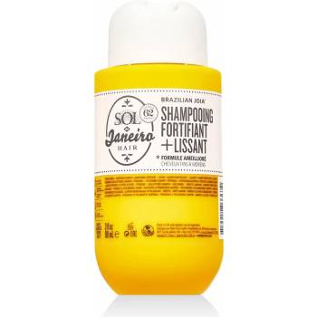Sol De Janeiro Strengthening + Smoothing Shampoo 90 ml šampon pro uhlazení a obnovu poškozených vlasů pro ženy