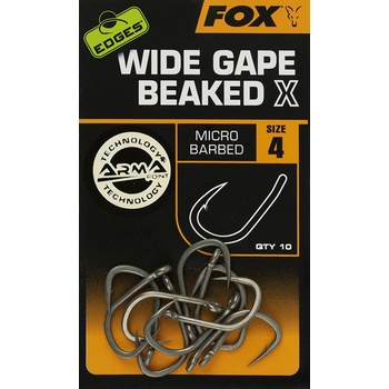 Fox Edges Wide Gape Beaked X Hooks vel.4 10 ks