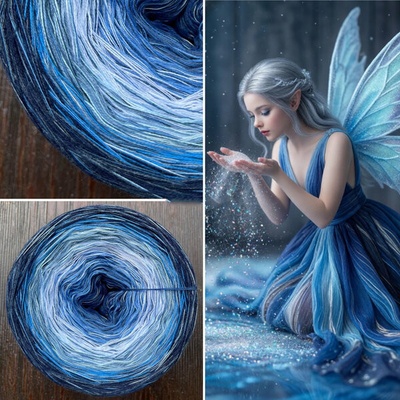Příze Čarovné klbko (4n) 1000m Pixie Dust Magic Ball 02