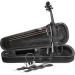 Stagg Електрическа цигулка Stagg EVN X 4-4 MBK + аксесоари