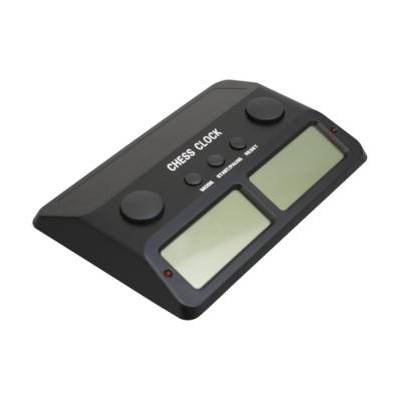 Електронен часовник maxima за шах и настолни игри Черен 19 х 13 х 3 см pvc