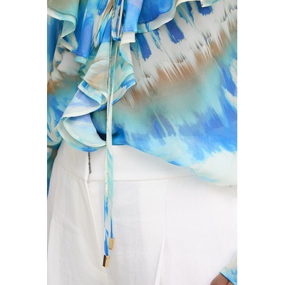 Marciano by Guess блуза с волани дамска ADELA (G6GH04.W1795)