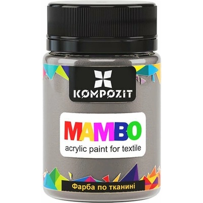 Mambo farba na textil a kožu 50 ml 116 sivý prístav