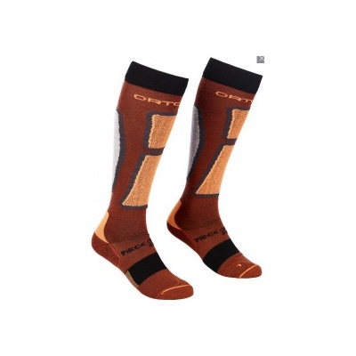 Ortovox pánske ponožky FREE RIDE LONG SOCKS oranžová