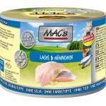 MAC's Mac’s Cat Adult, консерва за пораснали котки, БЕЗ ЗЪРНО, със сьомга, пиле и банан (мин. 70% месо), 200 гр - Германия - 804VE