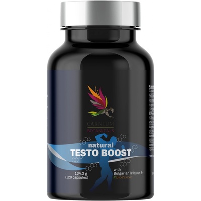 Carnium Botanicals Natural Testo Boost: Posilovač Testosteronu 120 kapslí
