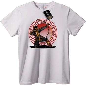 NOONEBRAND Тениска Самурай Archer - S, White