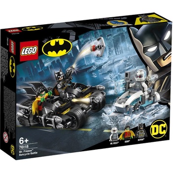 LEGO® Super Heroes 76118 Mr. Freeze vs. Batman na Batmotorce