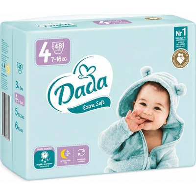 DadaExtra Soft 4 7-16 kg 48 ks