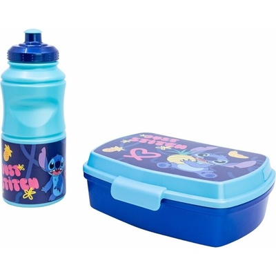 Stor Detská jedálenská súprava 2v1 Stitch