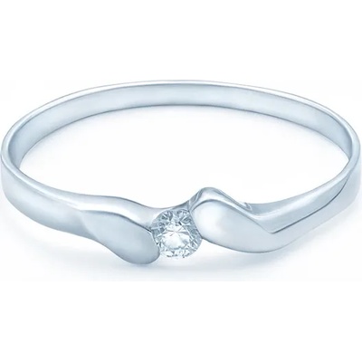 SAVICKI Годежен пръстен savicki: бяло злато, диамант