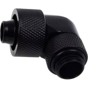 Alphacool Фитинг Alphacool Eiszapfen, удължител 90°, G1/4, 16/10 mm, черен мат (AC-1011165)